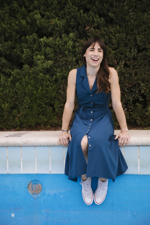 Vestid largo azul mar- Colección SusiSweetdress