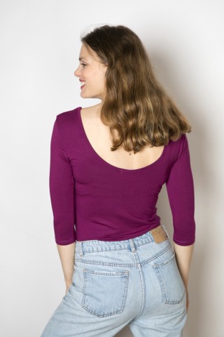Camiseta básica SusiSweetdress violeta