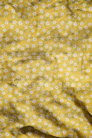 Pañuelo amarillo con margaritas -Complementos SusiSweetdress