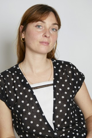 Vestido vintage negro lunares blancos - Ropa mujer vintage SusiSweetdress