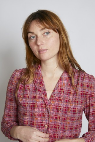 Vestido vintage granate cuadro escocés - Ropa mujer vintage SusiSweetdress