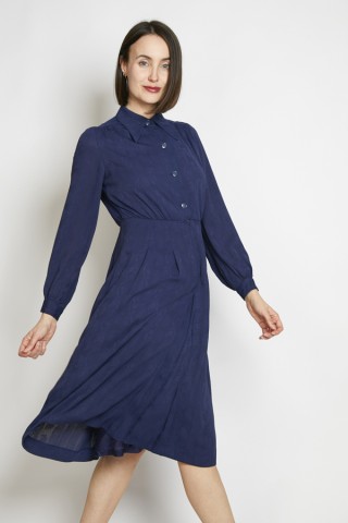 Vestido vintage azul marino - Ropa mujer vintage SusiSweetdress