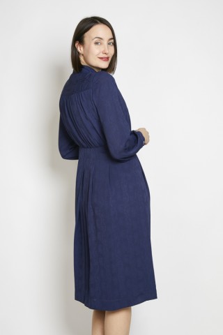 Vestido vintage azul marino - Ropa mujer vintage SusiSweetdress