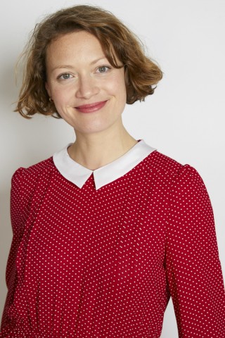 Vestido vintage rojo lunares blancos - Ropa mujer vintage SusiSweetdress