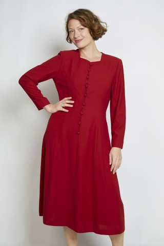 Vestido vintage rojo - Ropa mujer vintage SusiSweetdress