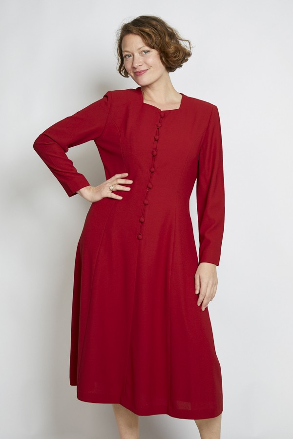 Vestido vintage rojo - Ropa mujer vintage SusiSweetdress