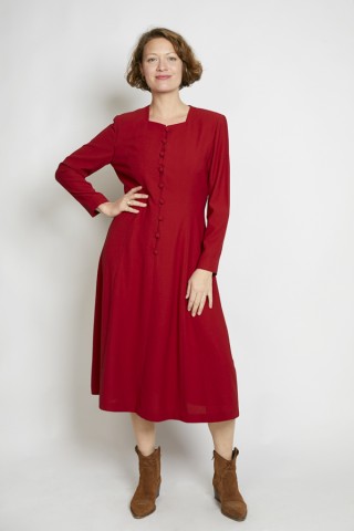 Vestido vintage rojo - Ropa mujer vintage SusiSweetdress