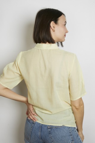 Camisa vintage amarillo pastel - Ropa mujer SusiSweetdress