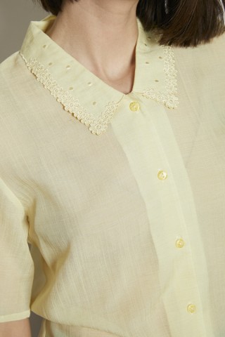 Camisa vintage amarillo pastel - Ropa mujer SusiSweetdress