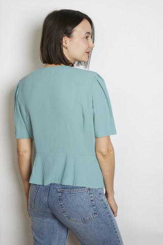 Camisa vintage verde agua - Ropa mujer SusiSweetdress