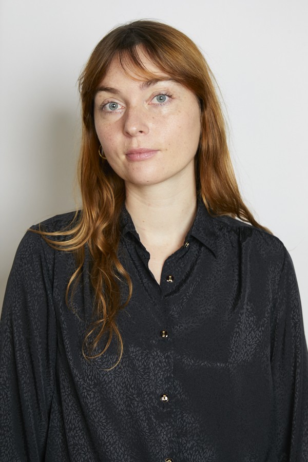 Camisa vintage negra hojitas - Ropa mujer SusiSweetdress