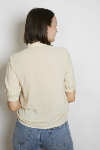 Camisa vintage beige bordada - Ropa mujer SusiSweetdress