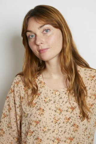 Camisa vintage rosa floreada - Ropa mujer SusiSweetdress