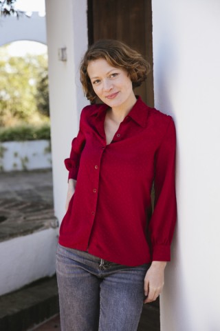 Camisa vintage rojo cereza - Ropa mujer SusiSweetdress