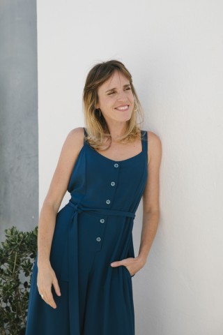 Mono azul tirantes- Colección SusiSweetdress