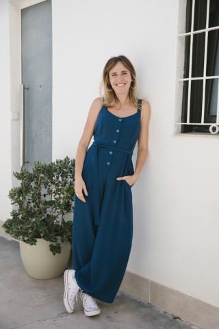 Mono azul tirantes- Colección SusiSweetdress