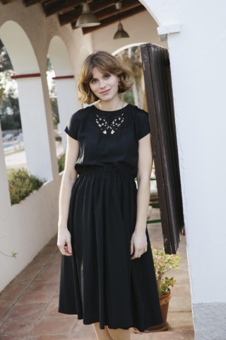 Vestido vintage negro con encaje - Ropa mujer vintage SusiSweetdress