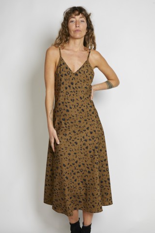 Vestido animal print con tirantes- Colección SusiSweetdress