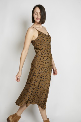 Vestido animal print con tirantes- Colección SusiSweetdress