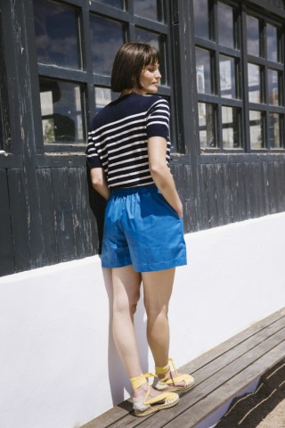 Shorts color azul mar- Ropa mujer SusiSweetdress