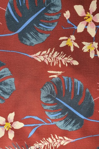 Pañuelo granate tropical -Complementos SusiSweetdress