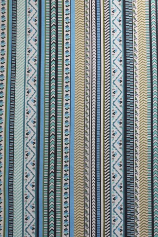 Pañuelo con cenefas azules y verdes -Complementos SusiSweetdress