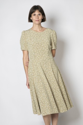 Vestido vintage verde pastel con florecitas - Ropa mujer vintage SusiSweetdress
