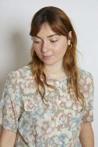 Camisa vintage con flores pastel- Ropa mujer SusiSweetdress