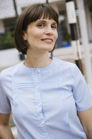 Camisa vintage azul pastel- Ropa mujer SusiSweetdress