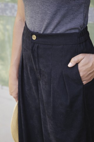 Pantalón palazzo negro - Ropa SusiSweetdress