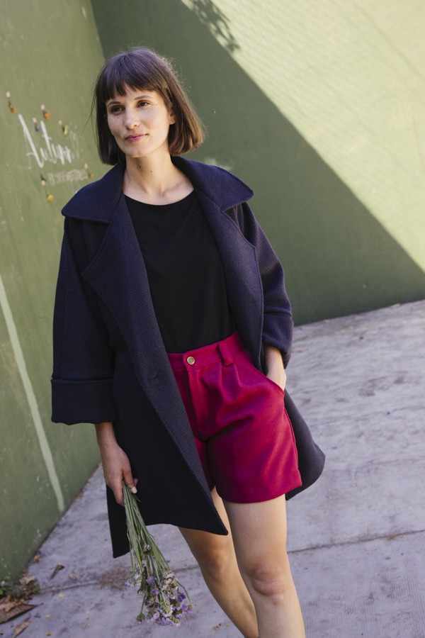 Shorts rojos con cuadraditos rojos- Ropa mujer SusiSweetdress