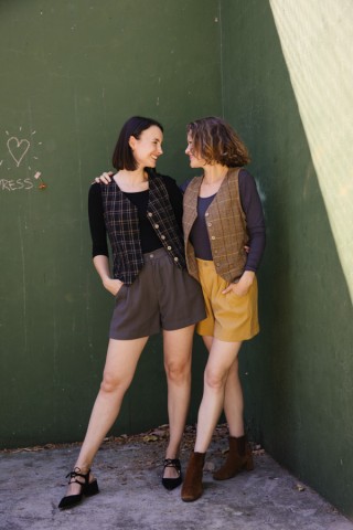 Shorts ocres- Ropa mujer SusiSweetdress