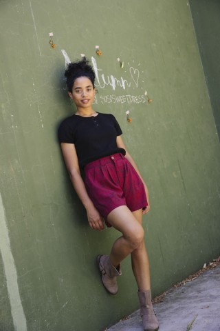 Shorts rojos chispeado negro- Ropa mujer SusiSweetdress
