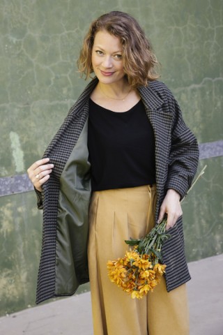 Blazer vichy en tonos verdes-Ropa mujer SusiSweetdress