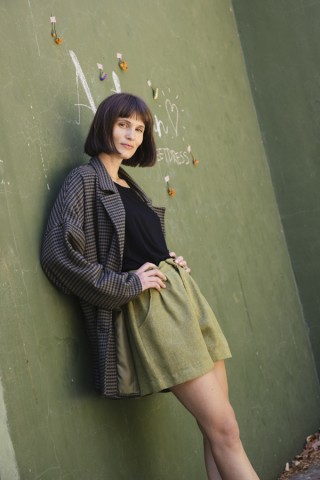 Blazer vichy en tonos verdes-Ropa mujer SusiSweetdress