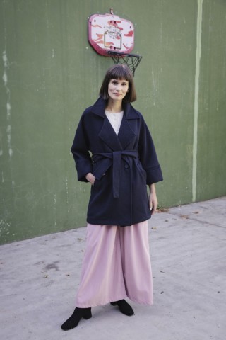 Blazer cruzada azul marino-Ropa mujer SusiSweetdress
