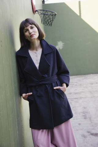 Blazer cruzada azul marino-Ropa mujer SusiSweetdress