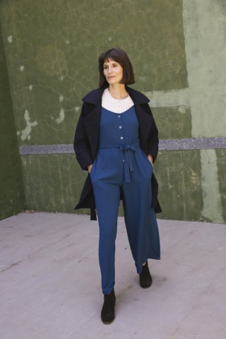 Blazer cruzada azul marino-Ropa mujer SusiSweetdress