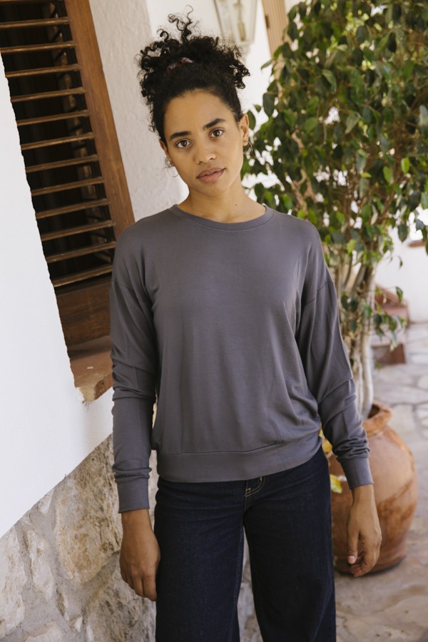 Jersey fino gris- Ropa SusiSweetdress