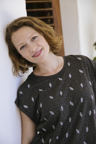 gris oscuro chispeado con hojas blancas- Ropa mujer SusiSweetdress