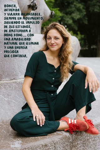 Mono verde oscuro manga corta- Colección SusiSweetdress