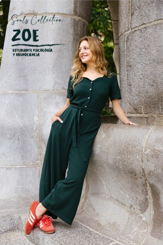 Mono verde oscuro manga corta- Colección SusiSweetdress