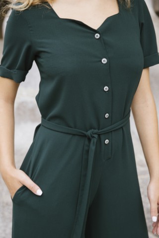 Mono verde oscuro manga corta- Colección SusiSweetdress
