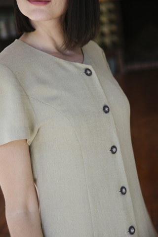 Vestido vintage beis - Ropa mujer vintage SusiSweetdress