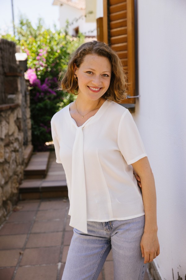 Camisa vintage blanca- Ropa mujer SusiSweetdress