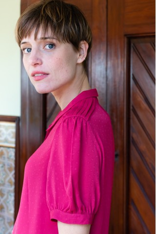Camisa vintage roja- Ropa mujer SusiSweetdress