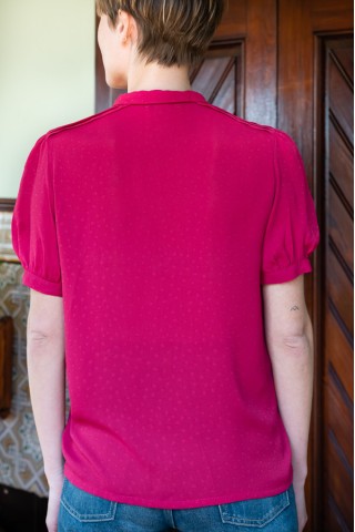 Camisa vintage roja- Ropa mujer SusiSweetdress