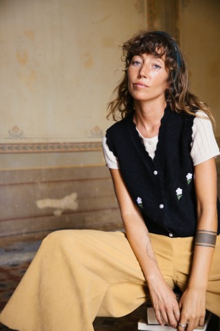 Pantalón palazzo ocre - Ropa SusiSweetdress