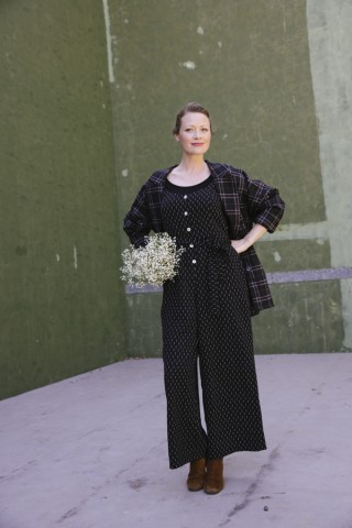 Mono Zen negro con semillas blancas- Colección SusiSweetdress