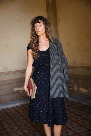 Vestid negro con tirantes anchos- Colección SusiSweetdress